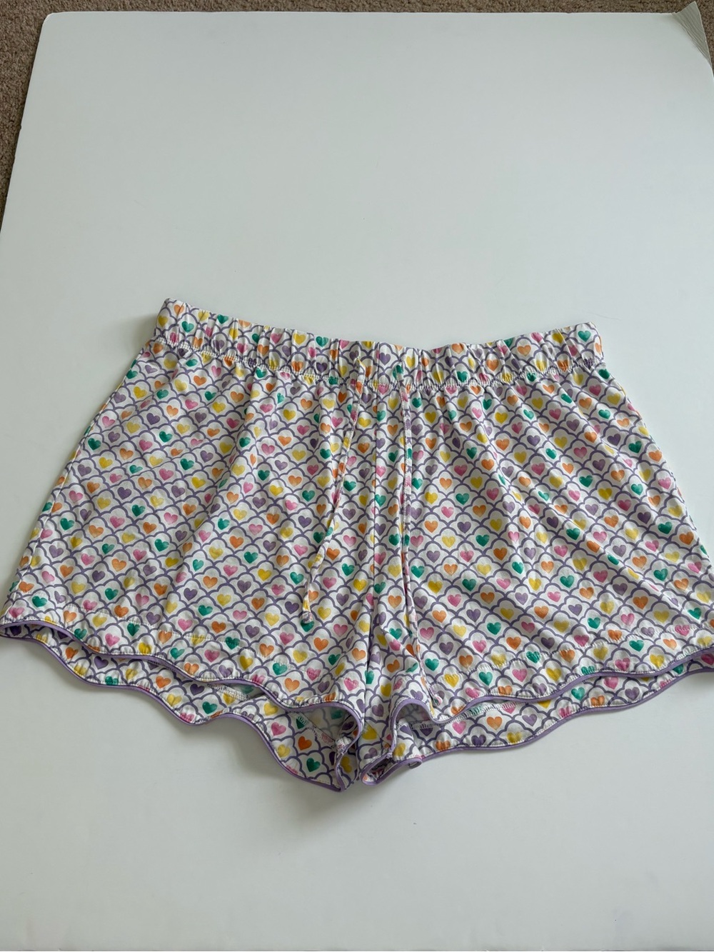 Roller Rabbit Target Geo Heart Multicolor Pajama Shorts Size XXL